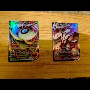 Celebi VMax(Dynamax) and Urshifu VMax (Gigantamax)